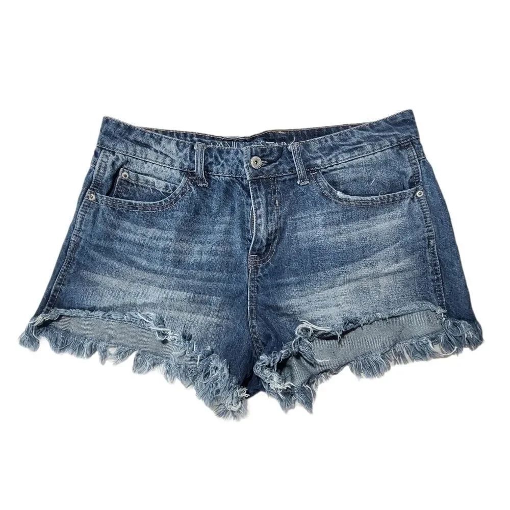 Vanilla Star Festival Short Frayed Denim S…